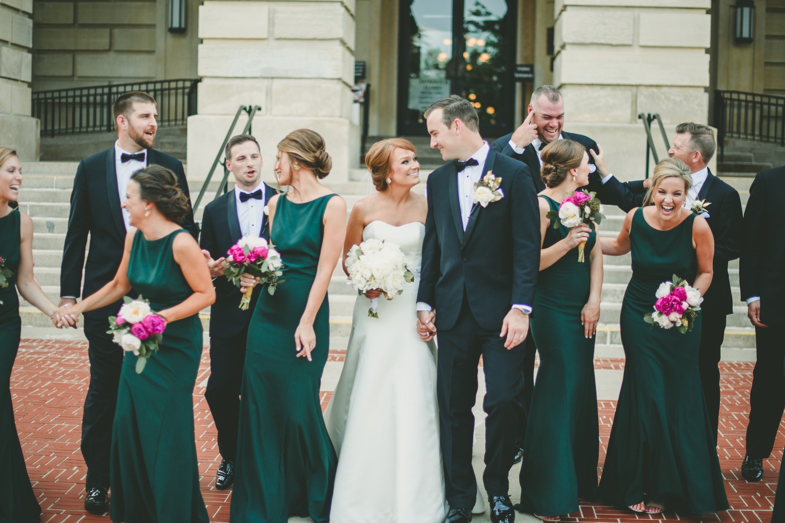 Emily & Paul | Springfield, IL Ivory and Gold Elegant Illini Country ...